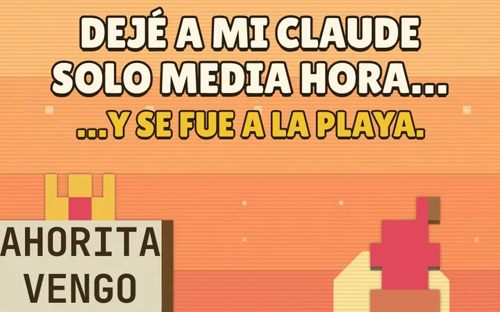 Portada del video «Dejé a mi Claude solo media hora… y se fue a la playa.»